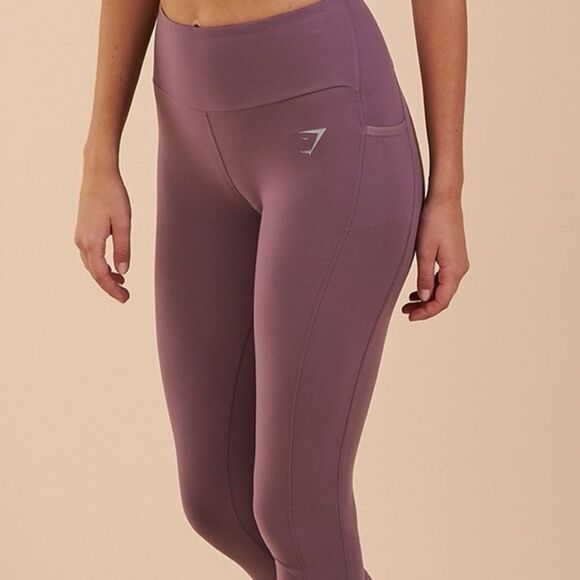 GYMSHARK ASPIRE LEGGINGS MAUVE Women’s size medium - Picture 1 of 4